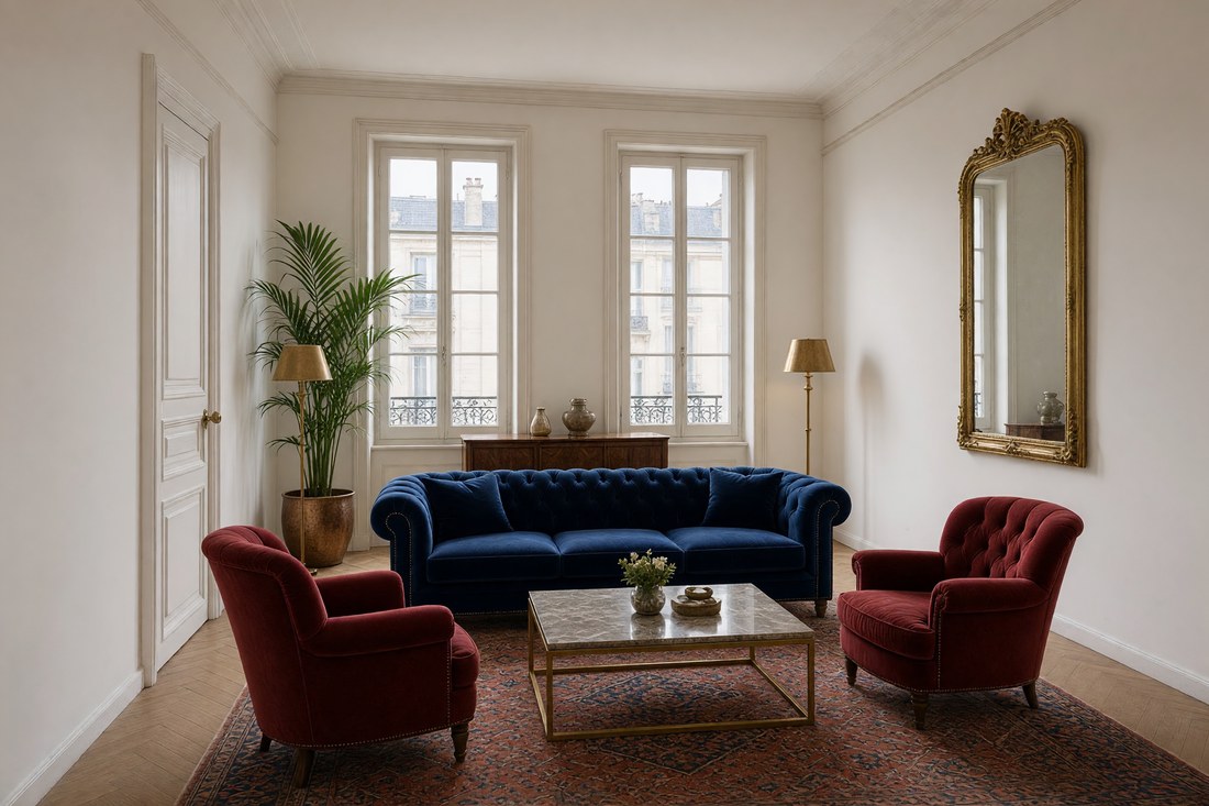 Haussmannien velours — velours & laiton