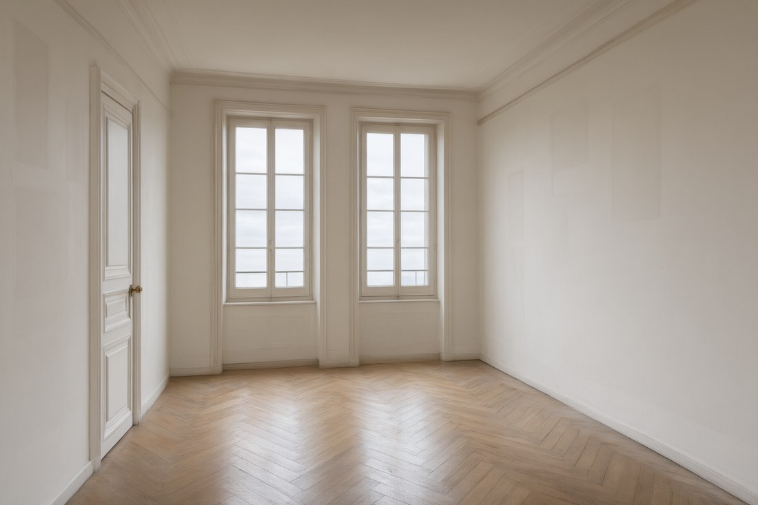 La pièce nue avant travaux